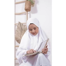 Gamis Ibu Dan Anak Rabbani Putih TPQ Dropship