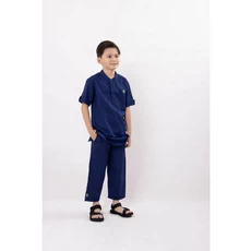 Kaos Kurta Anak warna hitam 12 Tahun