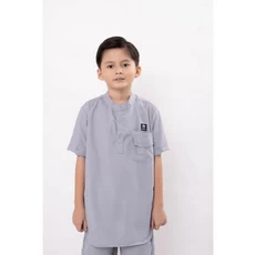 Kaos Kurta Anak hitam 7 Tahun