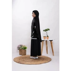 Gamis Anak Hitam Ngaji Terbaru