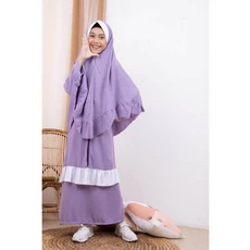 Gamis Putih Anak Syari Dropship