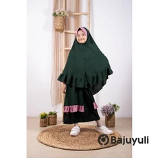 Gamis Putih Anak Rabbani Pesantren Umur 9 Tahun