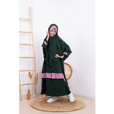 Gamis Anak Warna Navy Ngaji Ecer