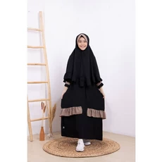 Gamis Anak Hijau Botol Ngaji Dropship