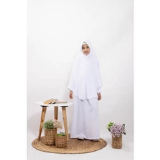 Gamis Anak Putih Putih Polos Grosir