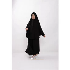 Gamis Anak Warna Navy Hitam Pesantren Reseller