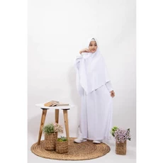 Gamis Anak Warna Putih Putih Seragam ABG