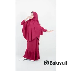 Gamis Anak Bahan Moscrepe TPQ Terbaru