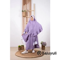 Gamis Anak Bahan Wolfis Santri ABG