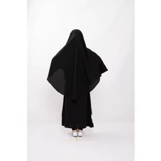 Jual Baju Muslim Anak Perempuan Lucu Hitam SMP Umur 13 Tahun