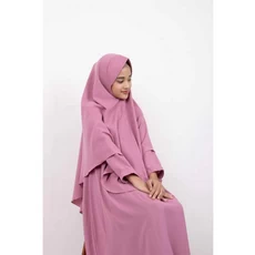 Baju Gamis Hitam Anak Lebaran Terbaru