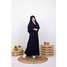 Gamis Anak Warna Navy SD IT Reseller