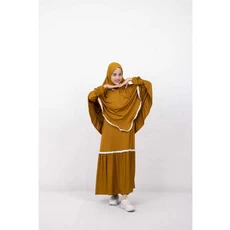 Gamis Anak Bahan Wolfis Ngaji Ecer