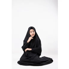 Gamis Toyobo Anak Hitam MTS Remaja