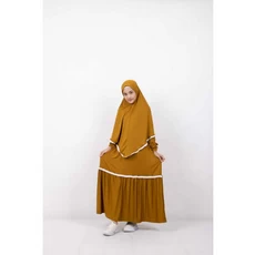 Gamis Hitam Anak Seragam Umur 6 Tahun