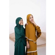 Gamis Anak Warna Navy Kuttab Ecer