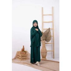 Gamis Putih Anak Rabbani TPA Umur 10 Tahun