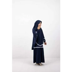 Gamis Anak Warna Hijau Botol Syari Reseller