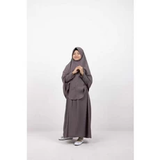 Gamis Anak Bahan Wolfis Kuttab Terbaru