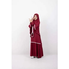 Gamis Couple Ibu Dan Anak Dewasa SD Umur 12 Tahun
