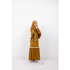 Gamis Anak Bahan Moscrepe Seragam Grosir