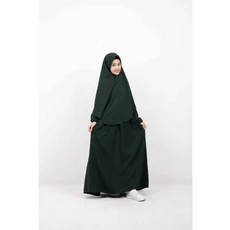 Baju Muslim Anak Putih SD Umur 5 Tahun