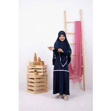 Gamis Susun Anak Niqab Umur 5 Tahun
