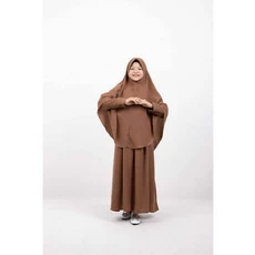 Baju Gamis Hitam Anak MTS Anak Tanggung