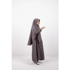 Gamis Putih Anak Niqab Dropship