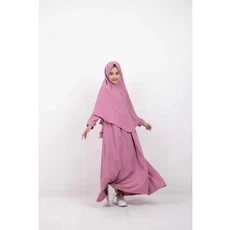 Gamis Hitam Anak Perempuan SD Ecer