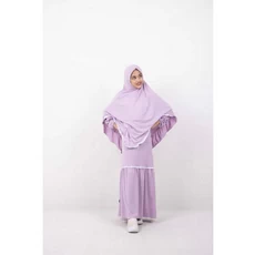 Gamis Anak Warna Hijau Botol SD Reseller