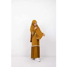 Gamis Anak Bahan Moscrepe Lebaran Dropship