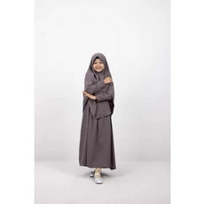 Gamis Anak Bahan Moscrepe TPQ Umur 5 Tahun