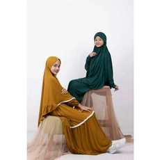 Gamis Jeans Anak Perempuan Pesantren Usia Remaja