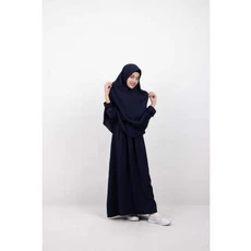 Gamis Anak Warna Navy Pesantren Anak Tanggung