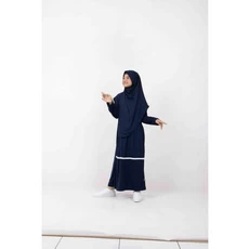 Gamis Putih Anak MTS Umur 7 Tahun
