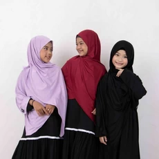 Pashmina Anak Pesantren Polos Dropship