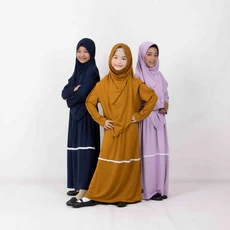 Gamis Jeans Anak Perempuan Lebaran Ecer