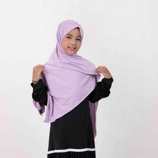 Pashmina Anak Rabbani Polos Usia Tanggung