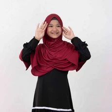 Kerudung Anak Syari Niqab Grosir