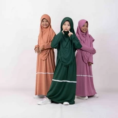 Gamis Hitam Anak SMP Dropship