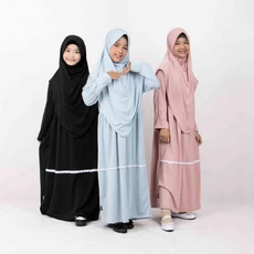 Gamis Jeans Anak Perempuan TPQ Grosir