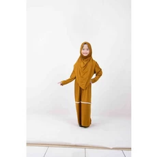Gamis Anak Warna Hitam Kuttab Umur 12 Tahun