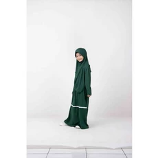 Gamis Anak Bahan Moscrepe Lebaran Umur 13 Tahun