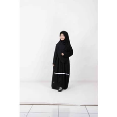 Gamis Anak Bahan Moscrepe MTS Umur 12 Tahun