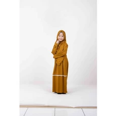 Gamis Levis Anak Perempuan Seragam Umur 11 Tahun