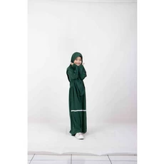 Gamis Anak Bahan Moscrepe SD Umur 9 Tahun