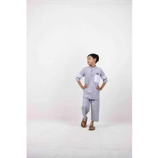 Baju Koko Anak Warna Putih dhuha Grosir