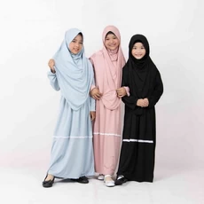 Gamis Jeans Anak Perempuan Kuttab Umur 5 Tahun