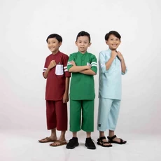 Baju Koko Kurta Anak Rabbani Muhammadiyah 10 Tahun